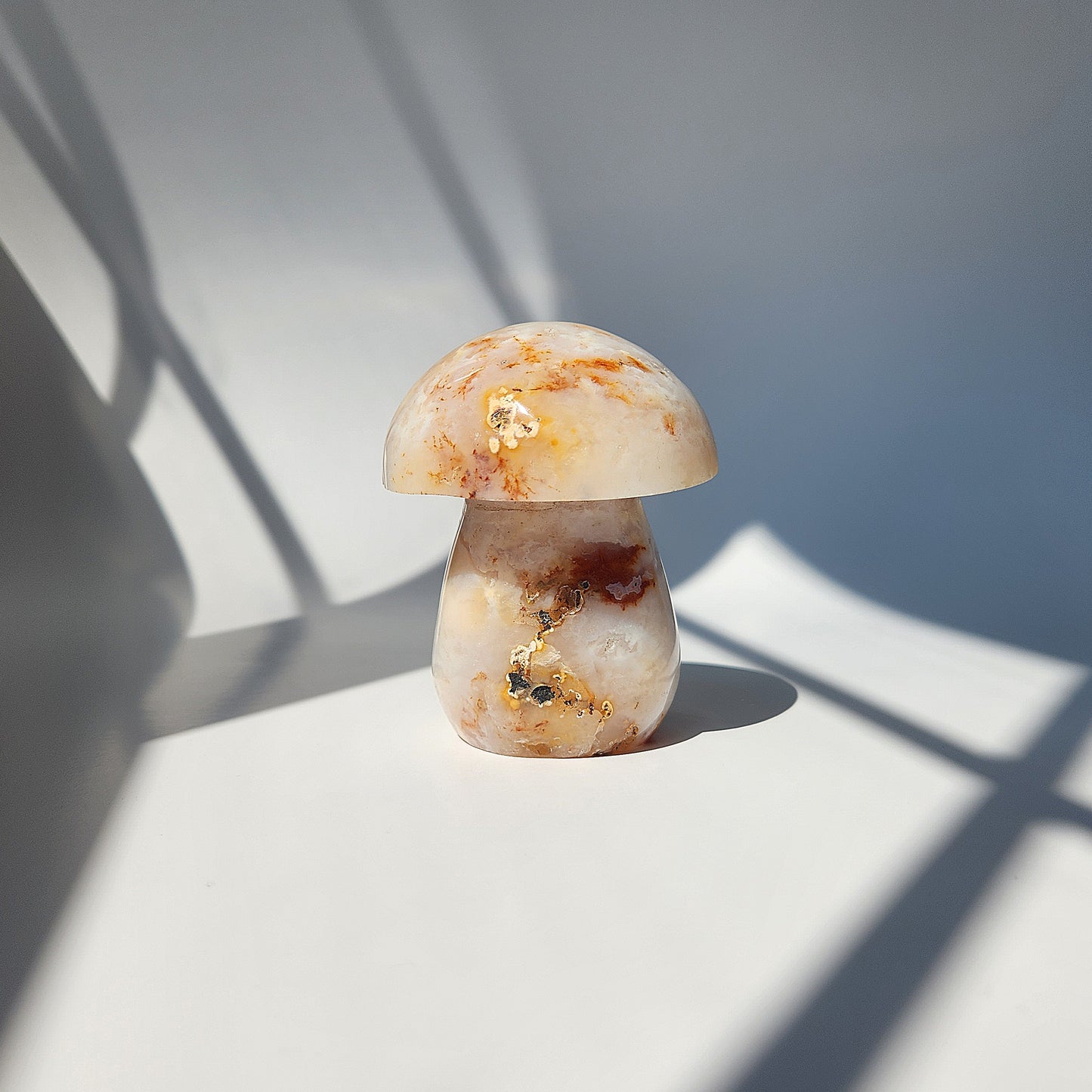 Flower Agate Mushroom