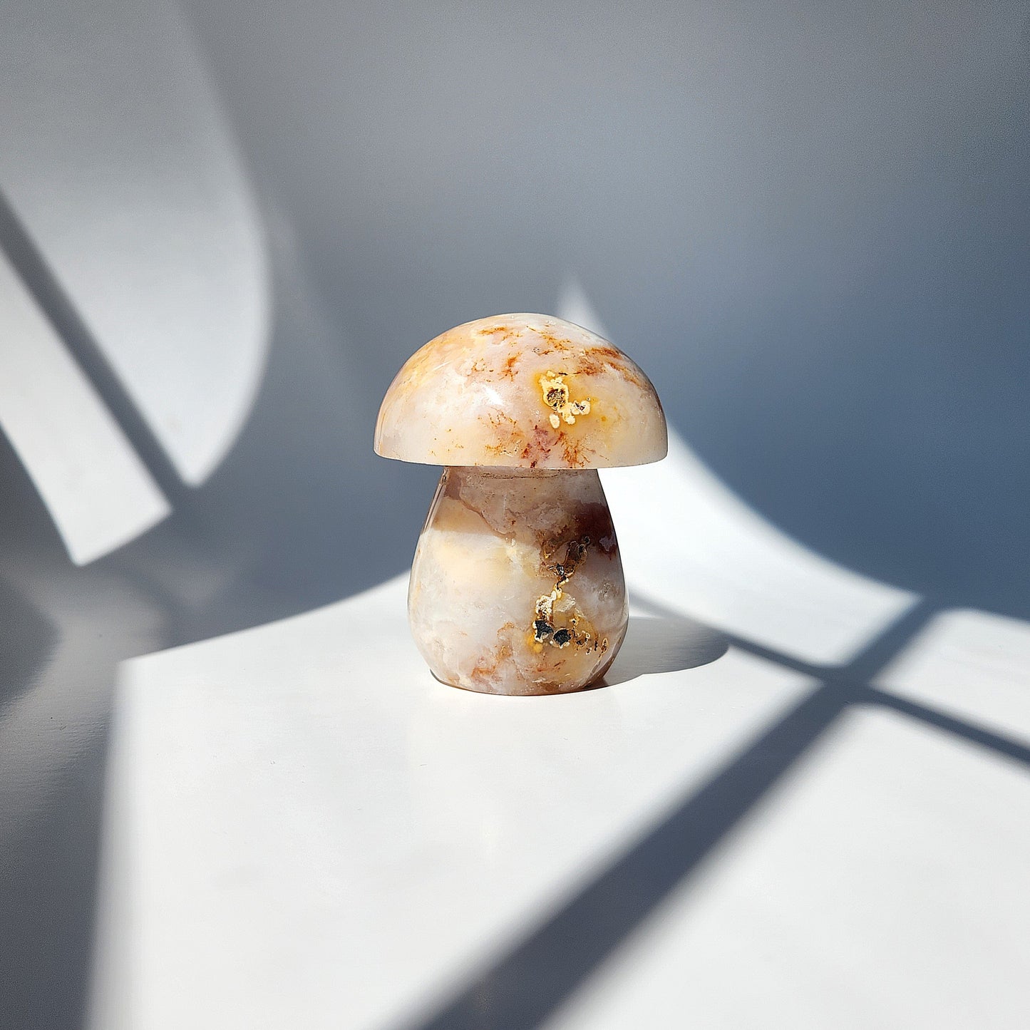 Flower Agate Mushroom