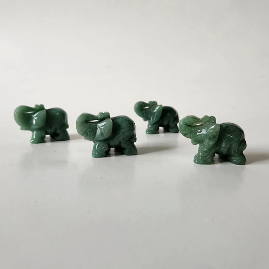 Green Aventurine Elephant