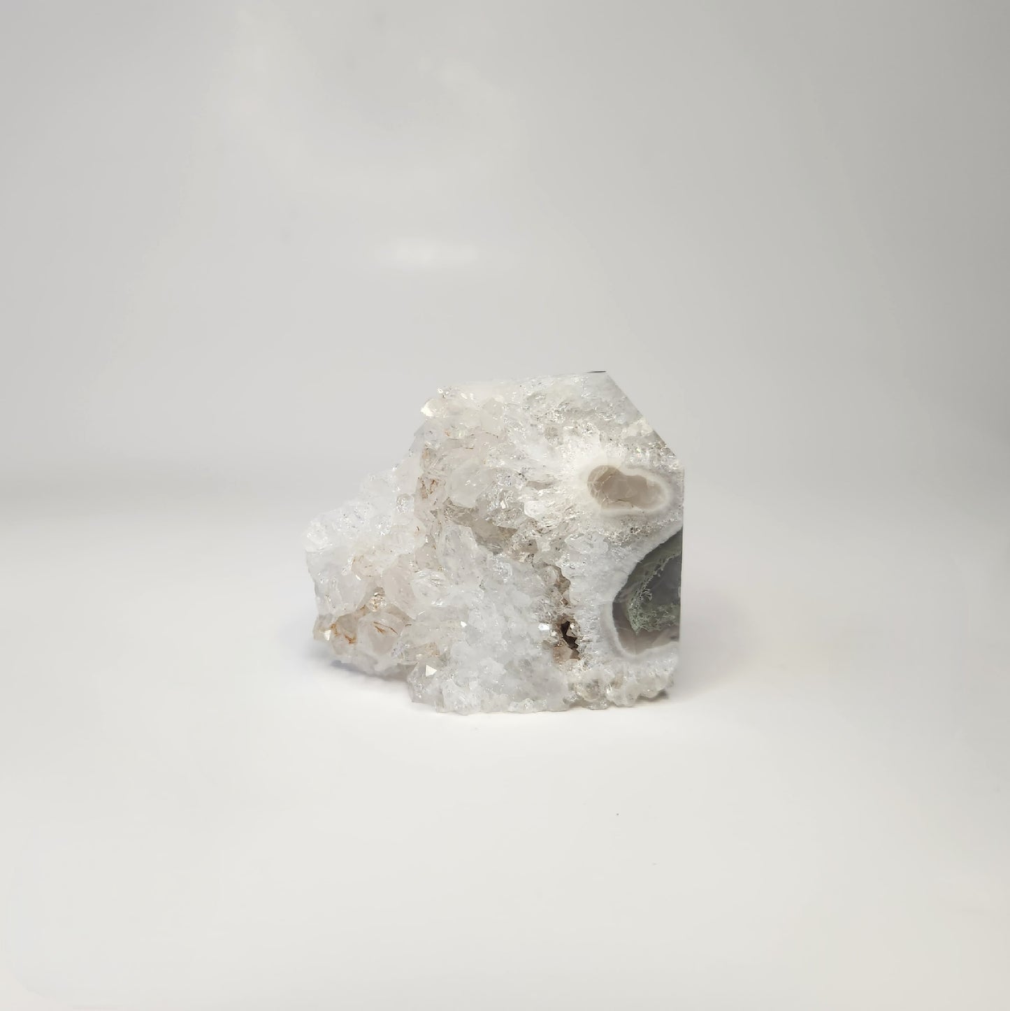 Moss Agate With Quartz