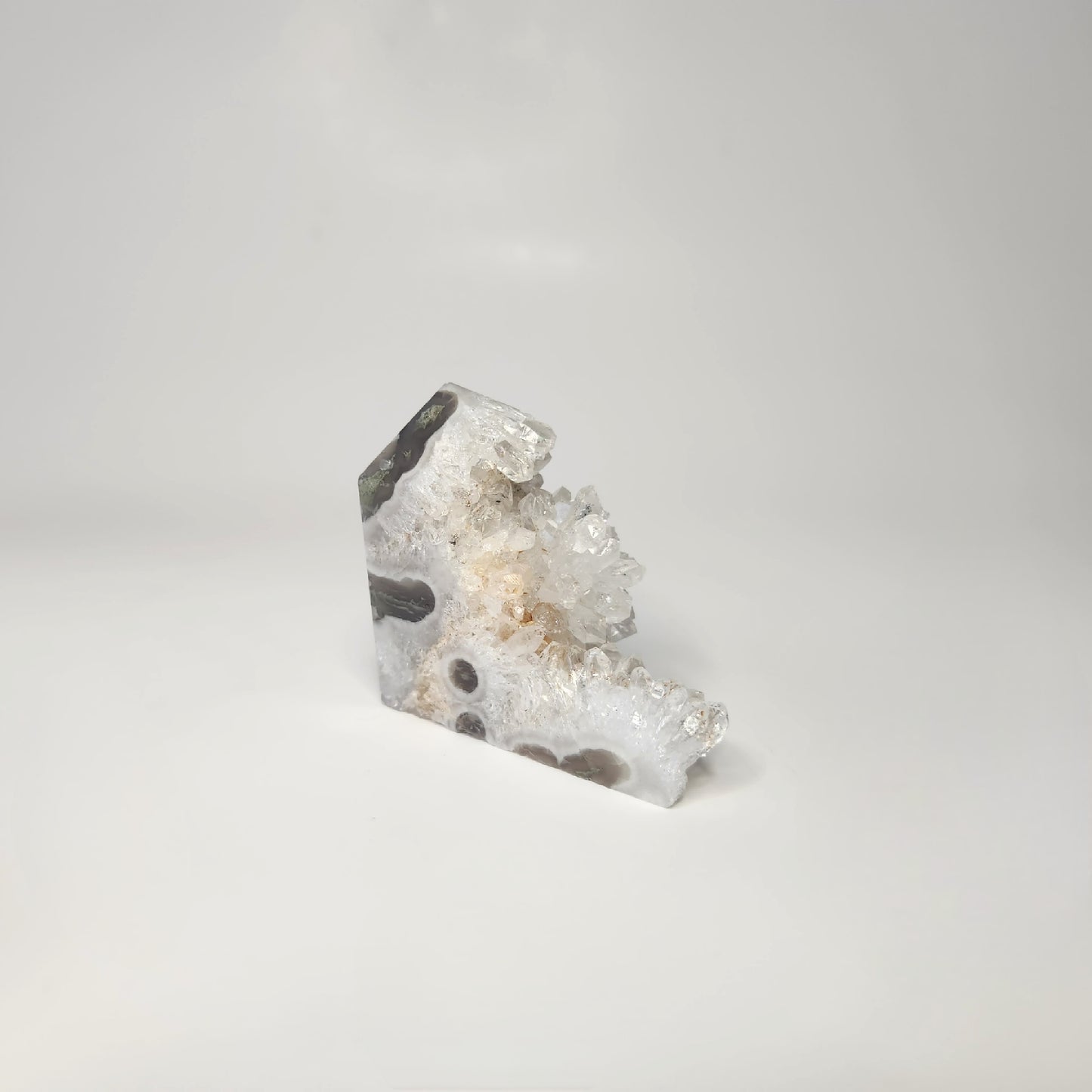 Moss Agate With Quartz