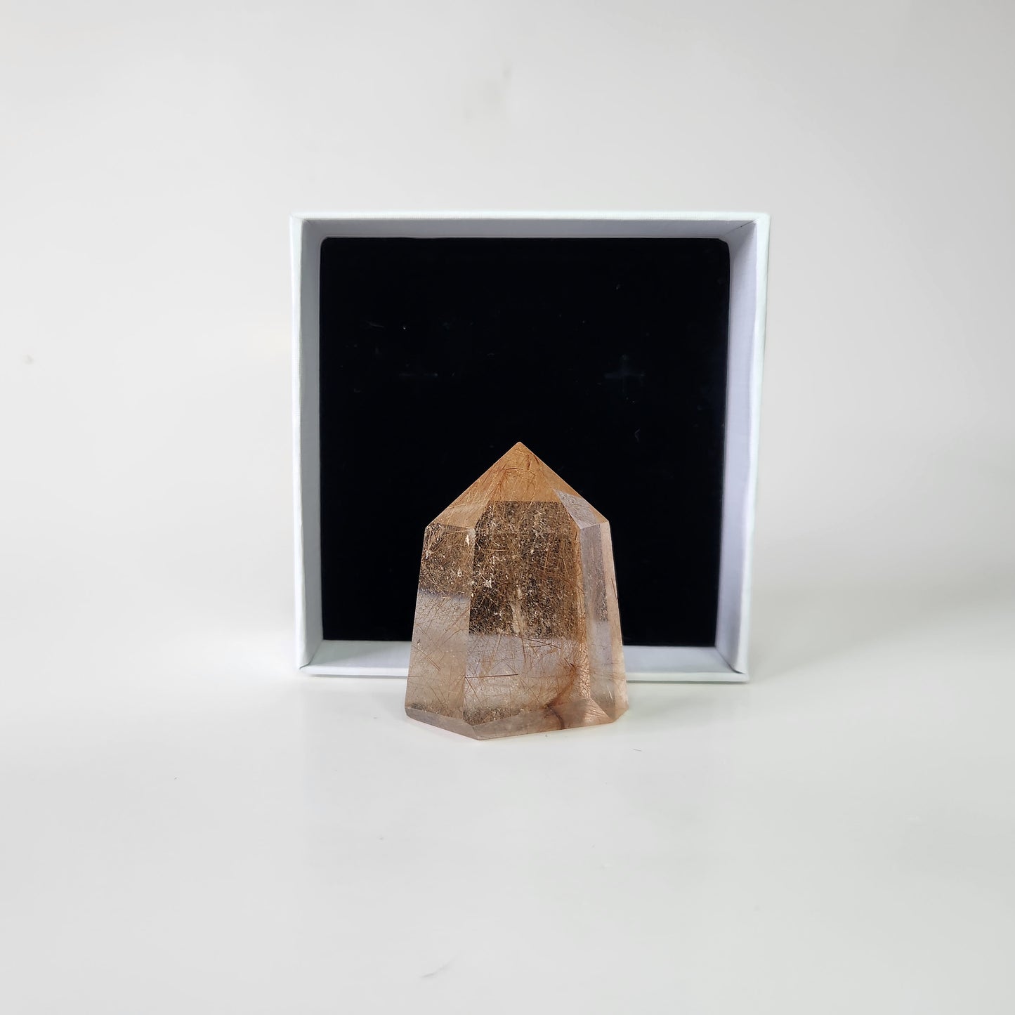 Gold Rutilated Quartz Tower