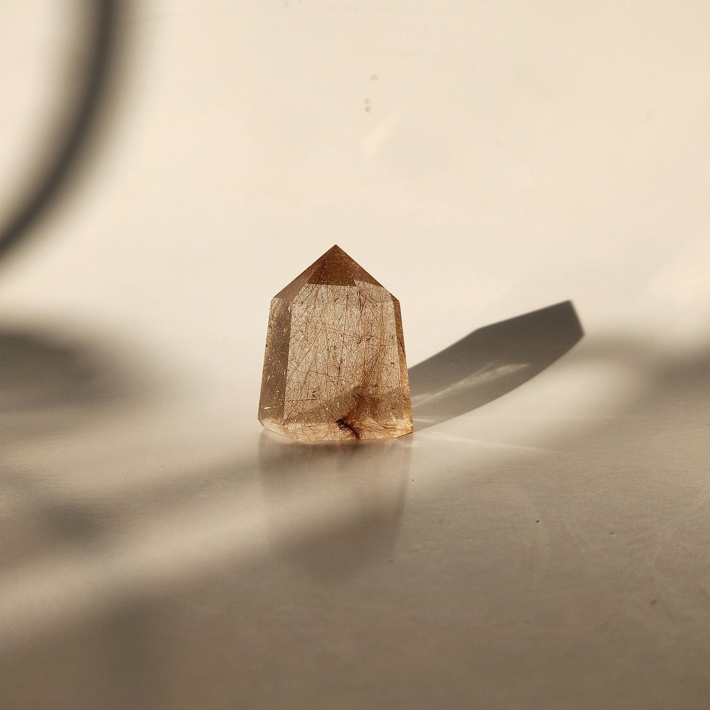 Gold Rutilated Quartz Tower