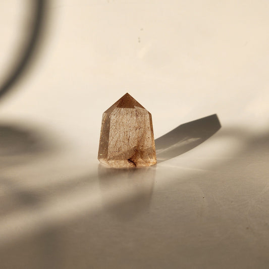 Gold Rutilated Quartz Tower