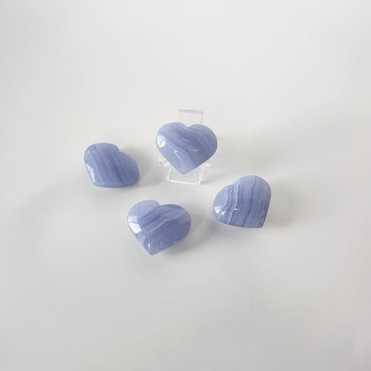 Blue Lace Agate Heart