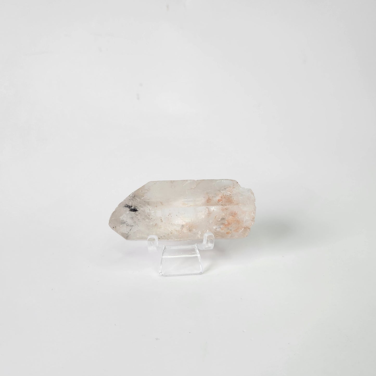 Clear Quartz With Black Tourmaline Inclusion Raw Point