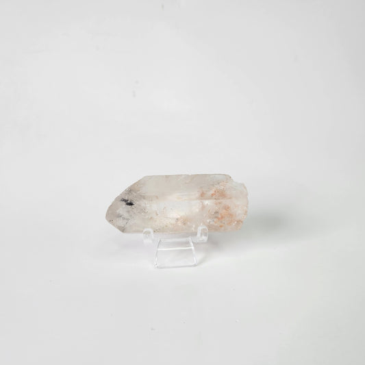 Clear Quartz With Black Tourmaline Inclusion Raw Point