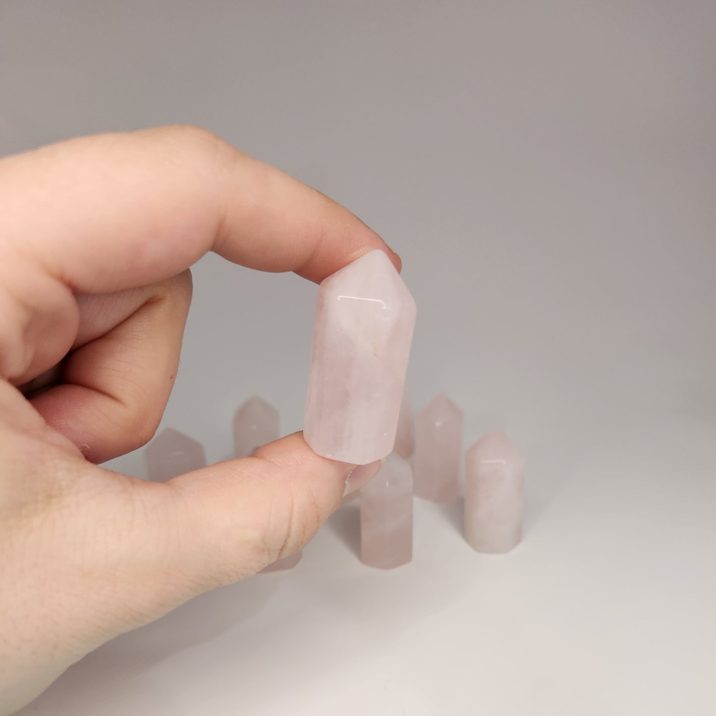 Rose Quartz Mini Towers