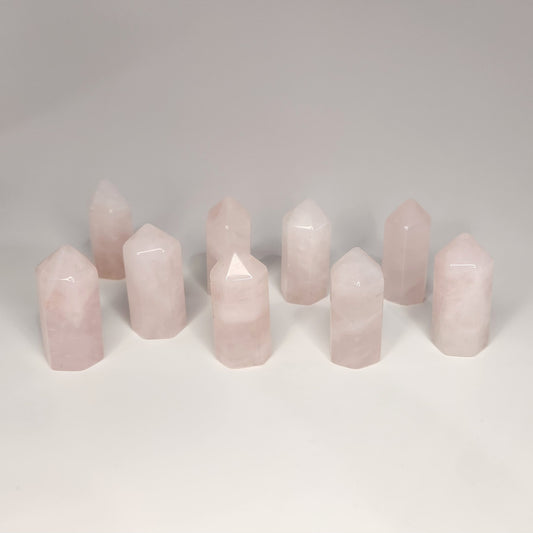 Rose Quartz Mini Towers