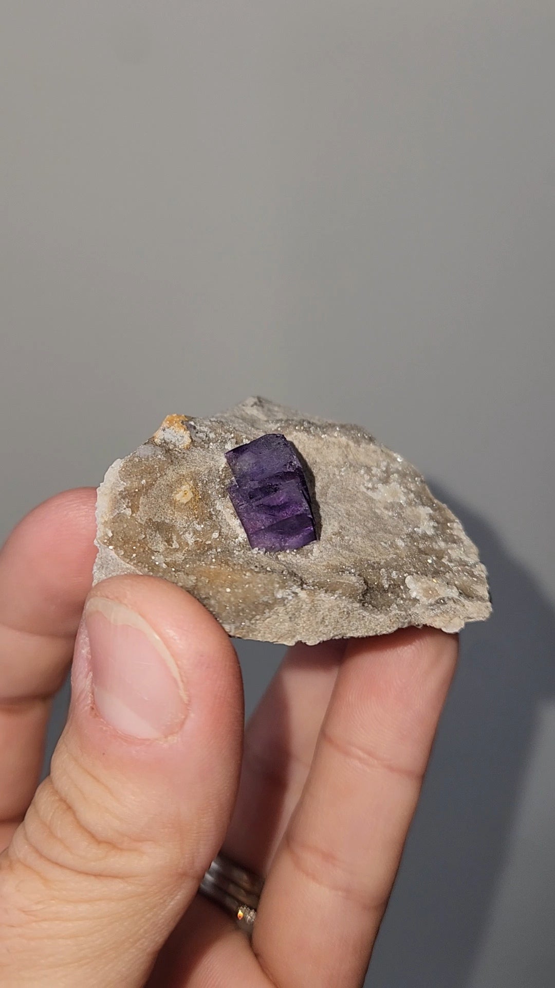 Fluorite on Matrix