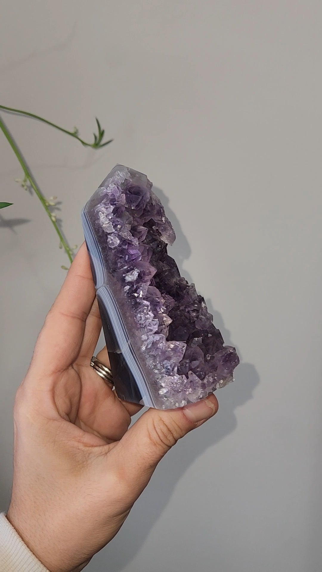 Amethyst Agate Tower