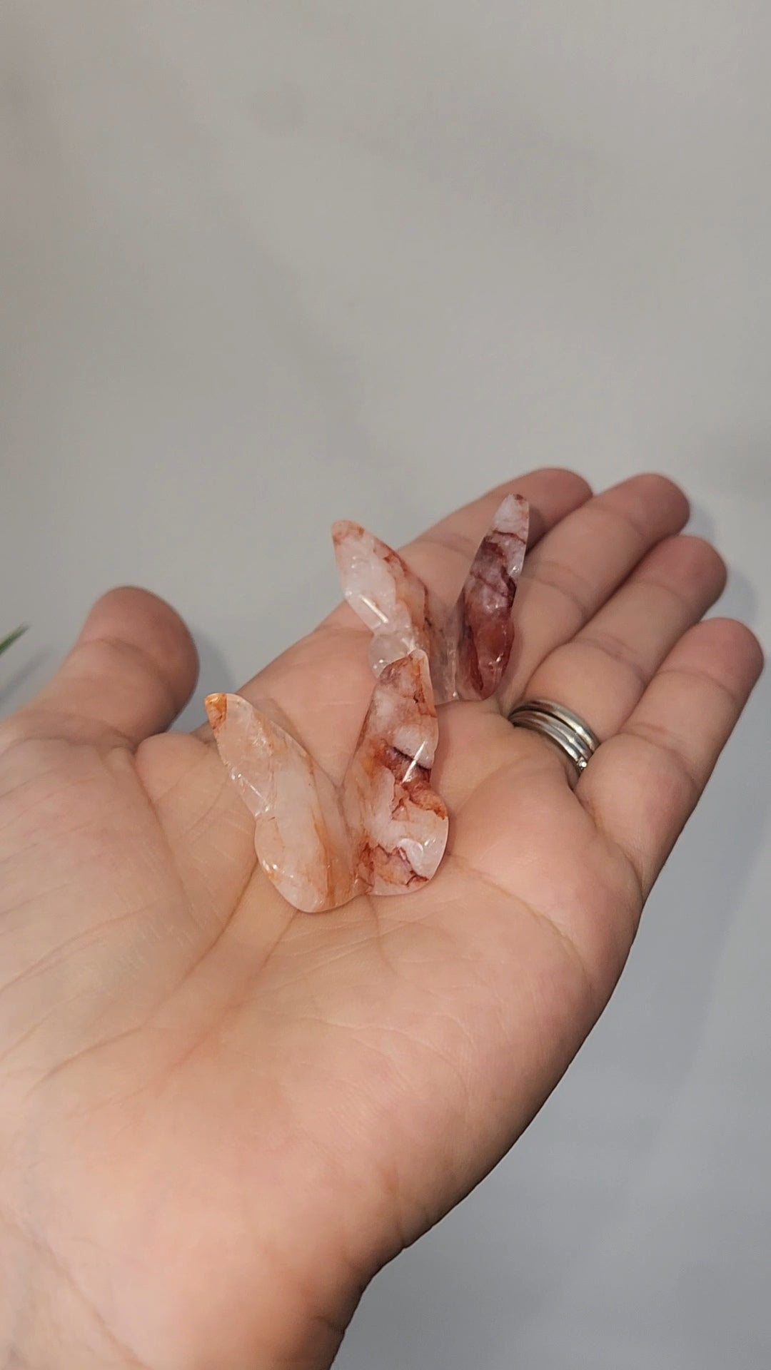 Fire Quartz 3D Butterfly