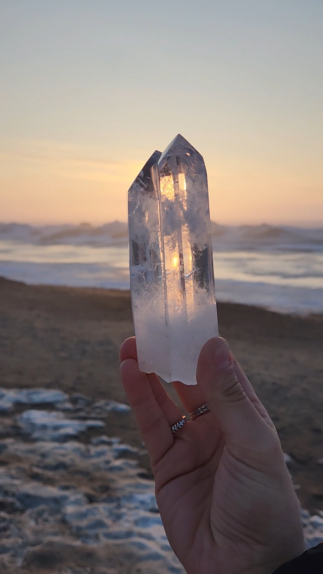 Clear Quartz Double Point