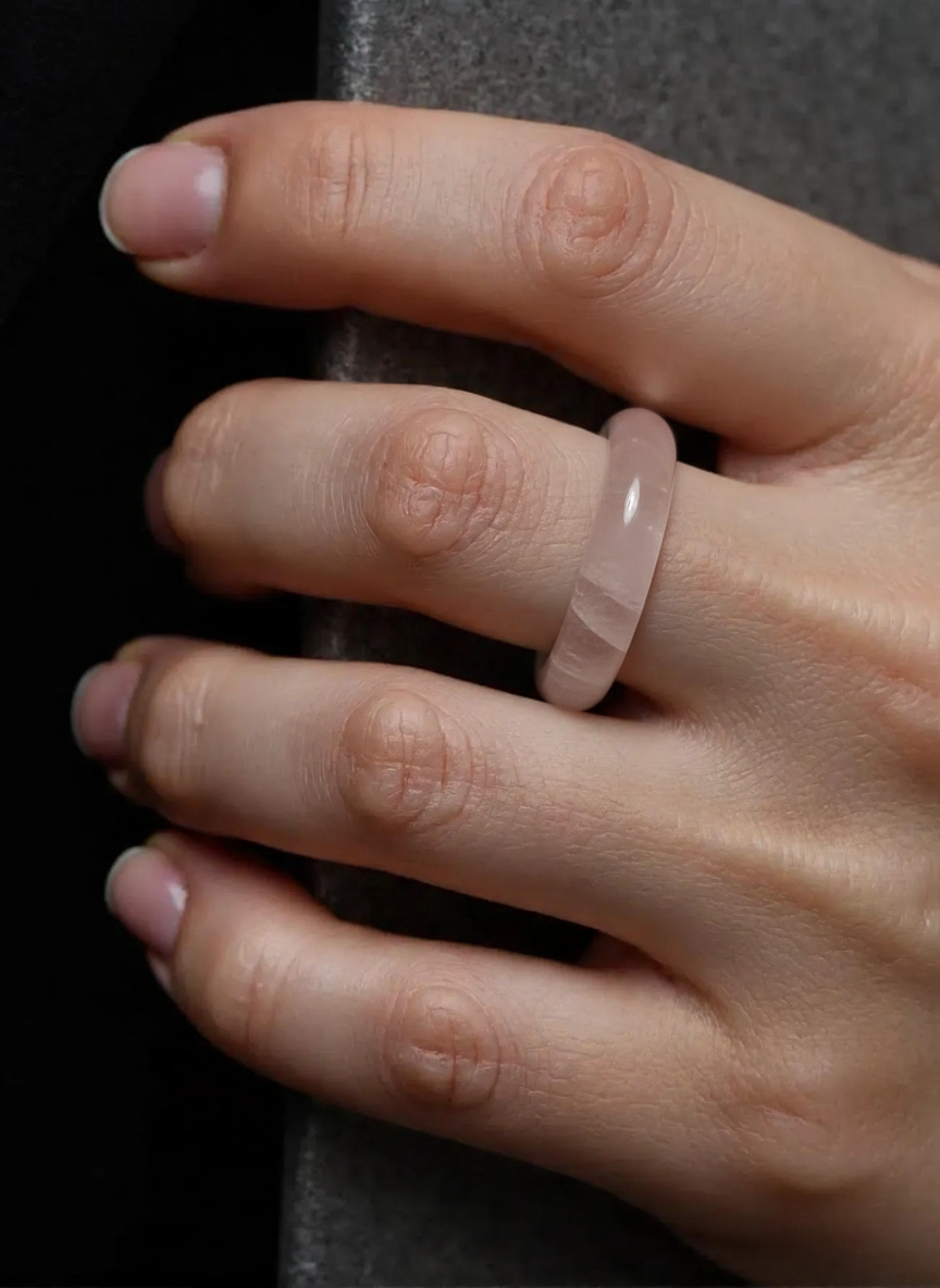 Rose Quartz Ring