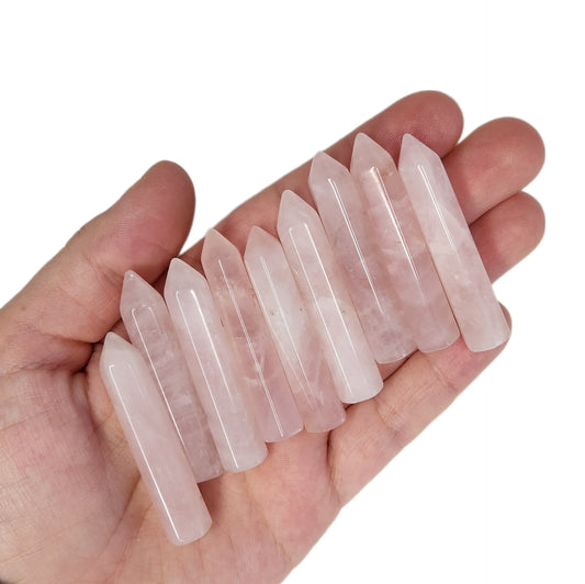 Rose Quartz Mini Towers