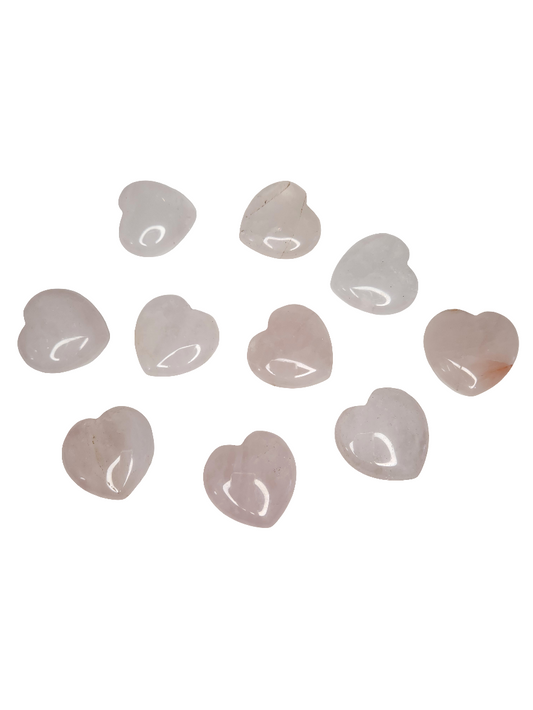 Rose Quartz Mini Hearts