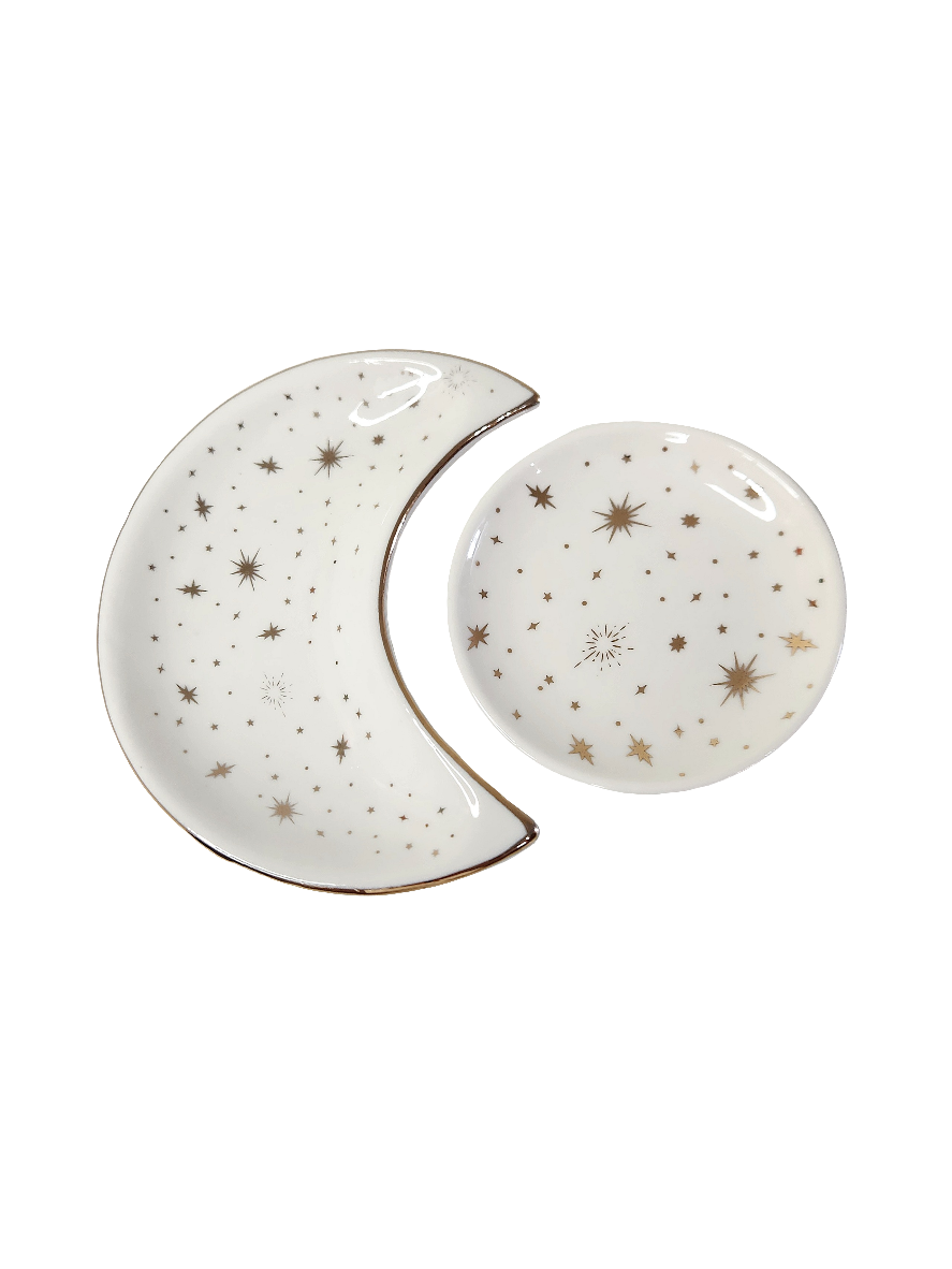 Ceramic Moon Dish Set