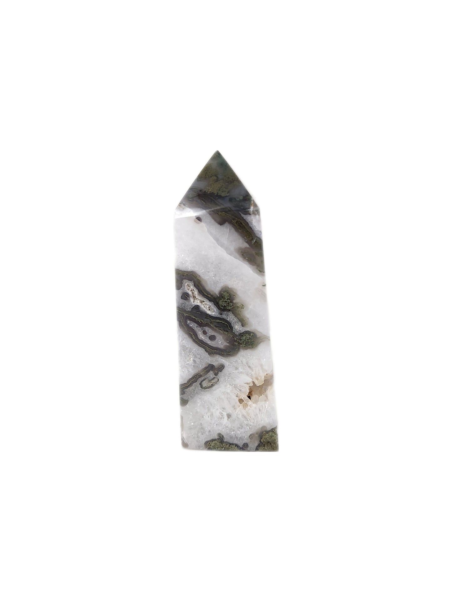 Moss Agate Tower Small