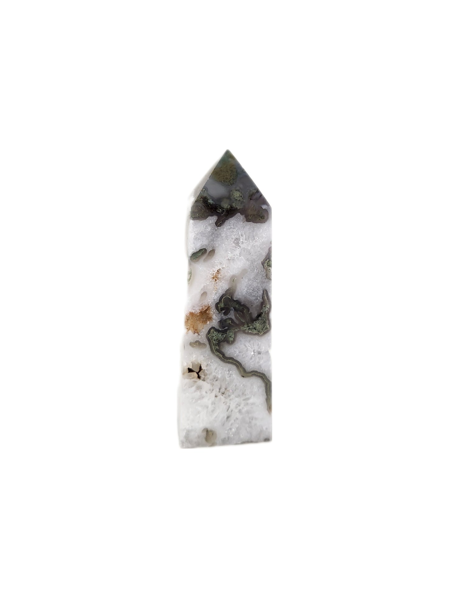 Moss Agate Tower Small