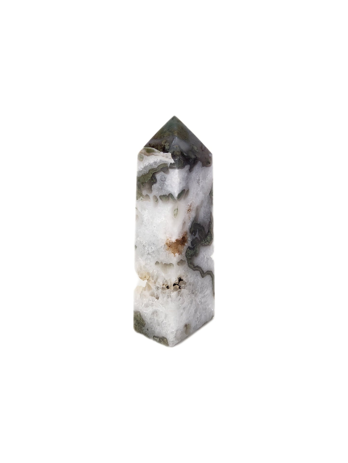 Moss Agate Tower Small