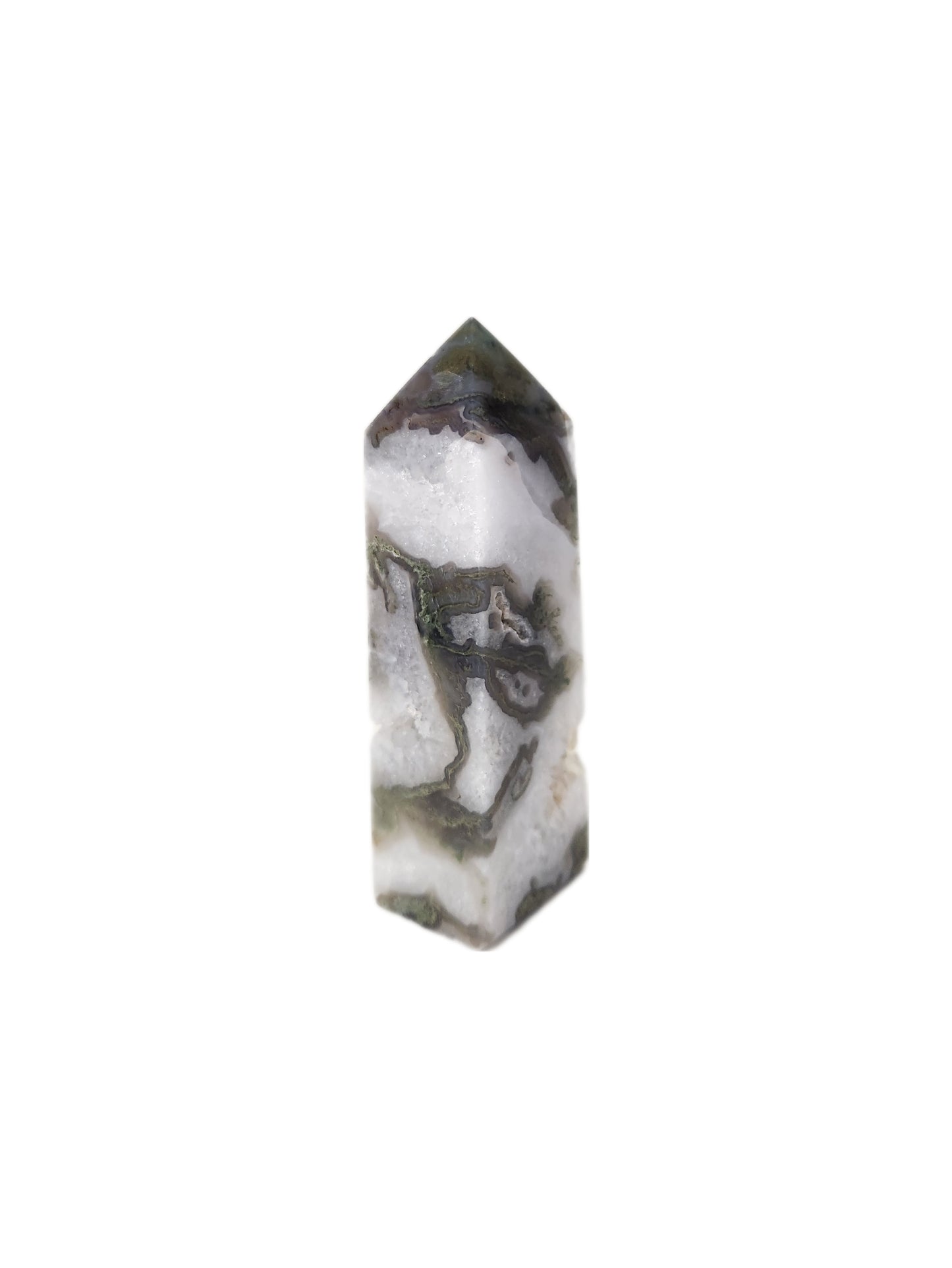 Moss Agate Tower Small