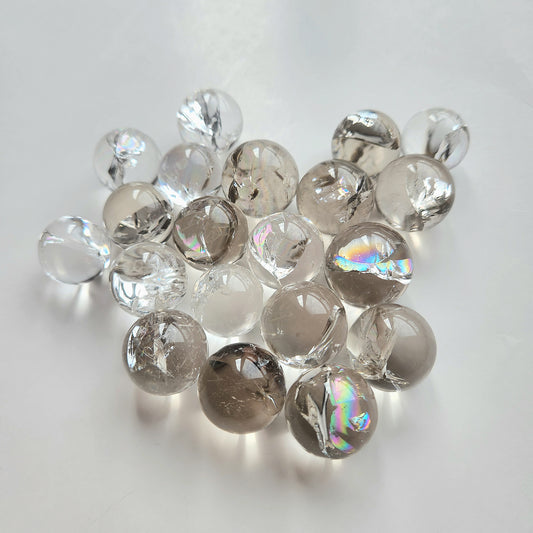Clear Quartz Rainbow Mini Sphere