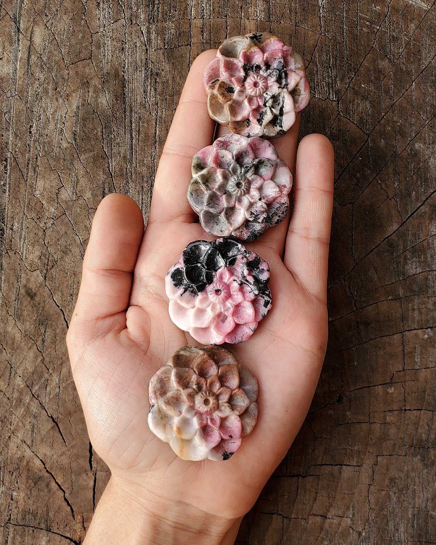 Rhodonite Flower