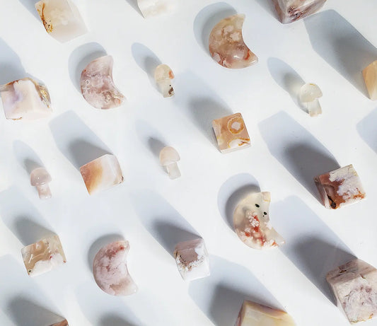 Flower Agate Mini Shapes