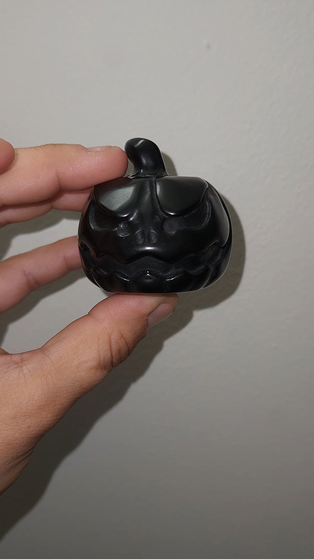 CLEARANCE | Sunstone & Black Obsidian Pumpkins