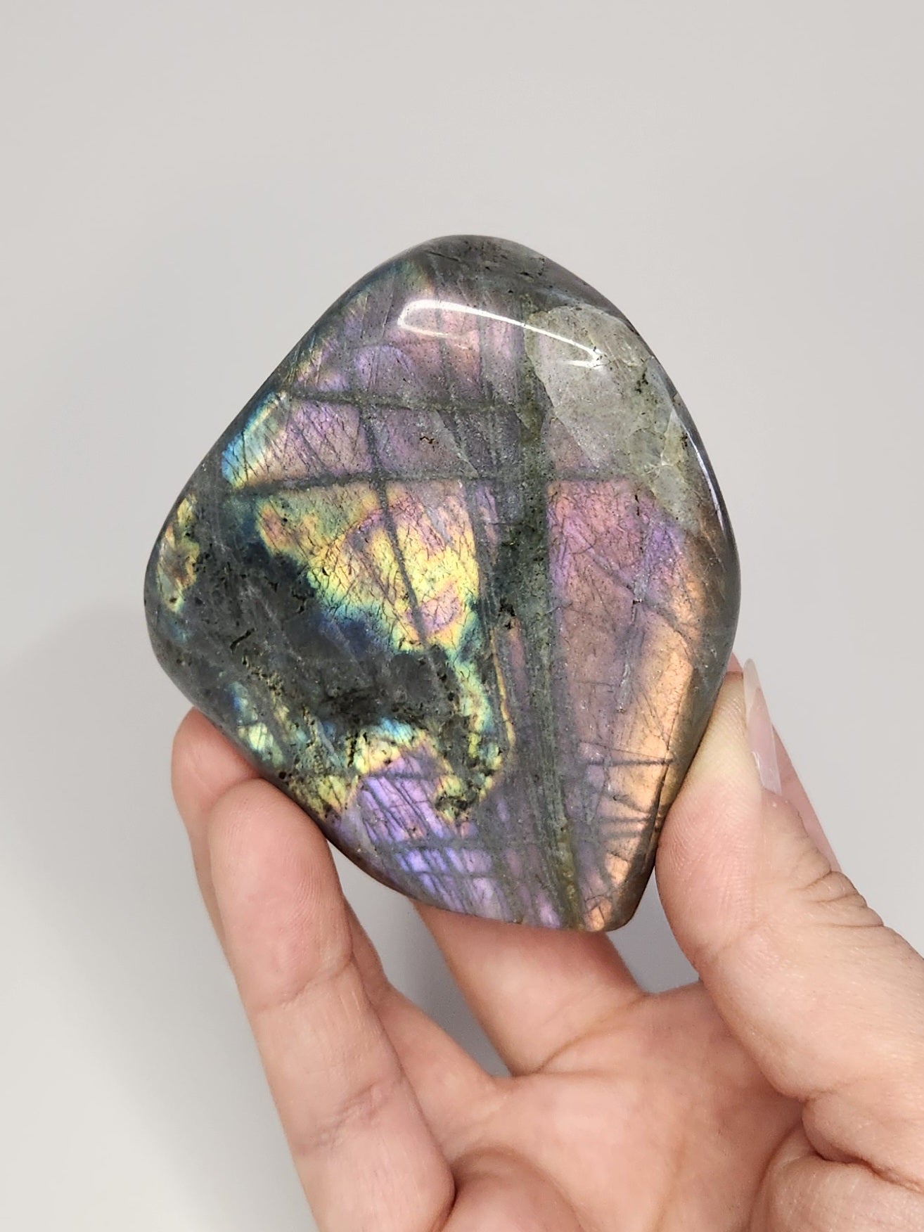 Labradorite Free Form Rainbow Flash
