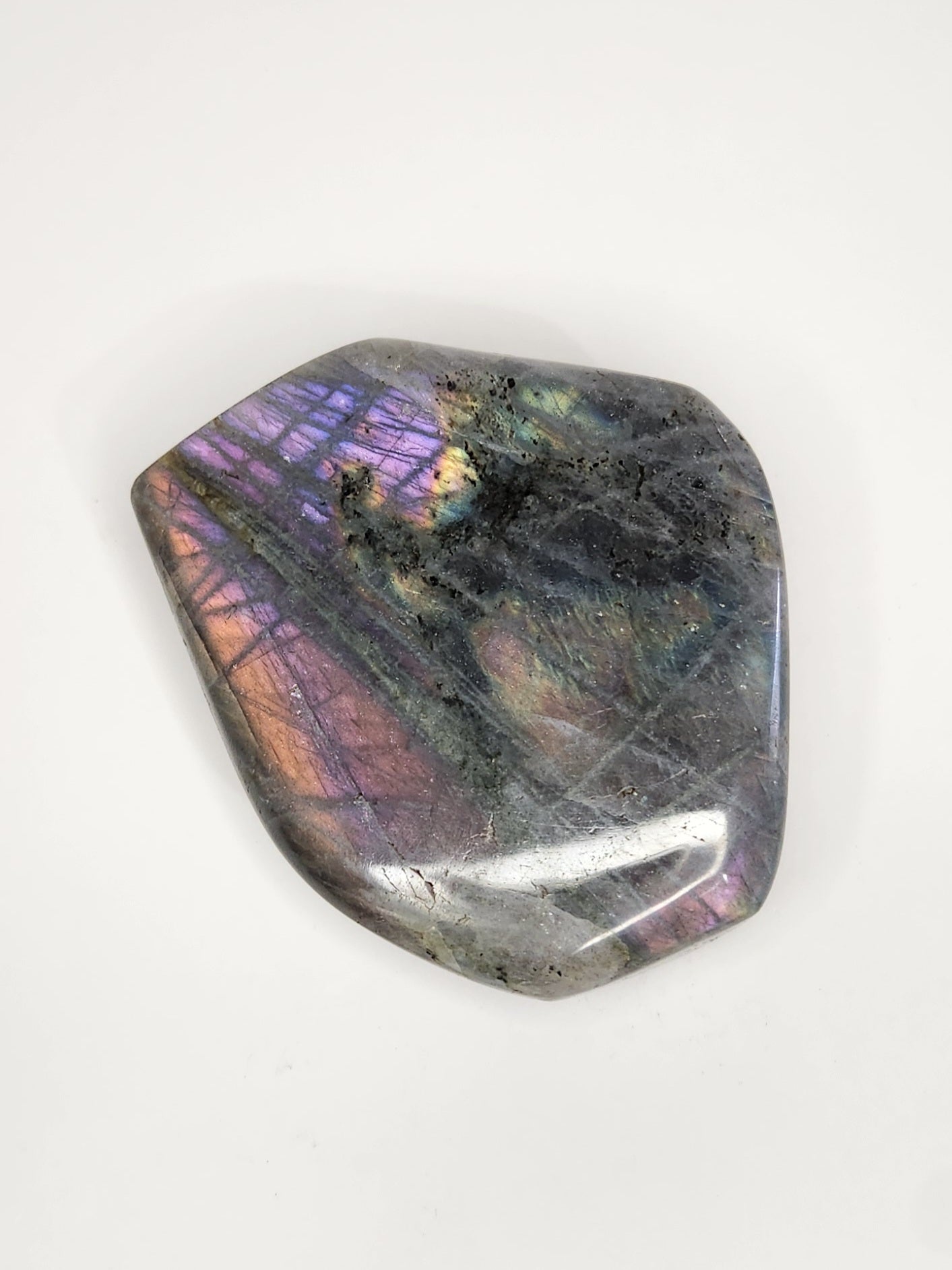 Labradorite Free Form Rainbow Flash