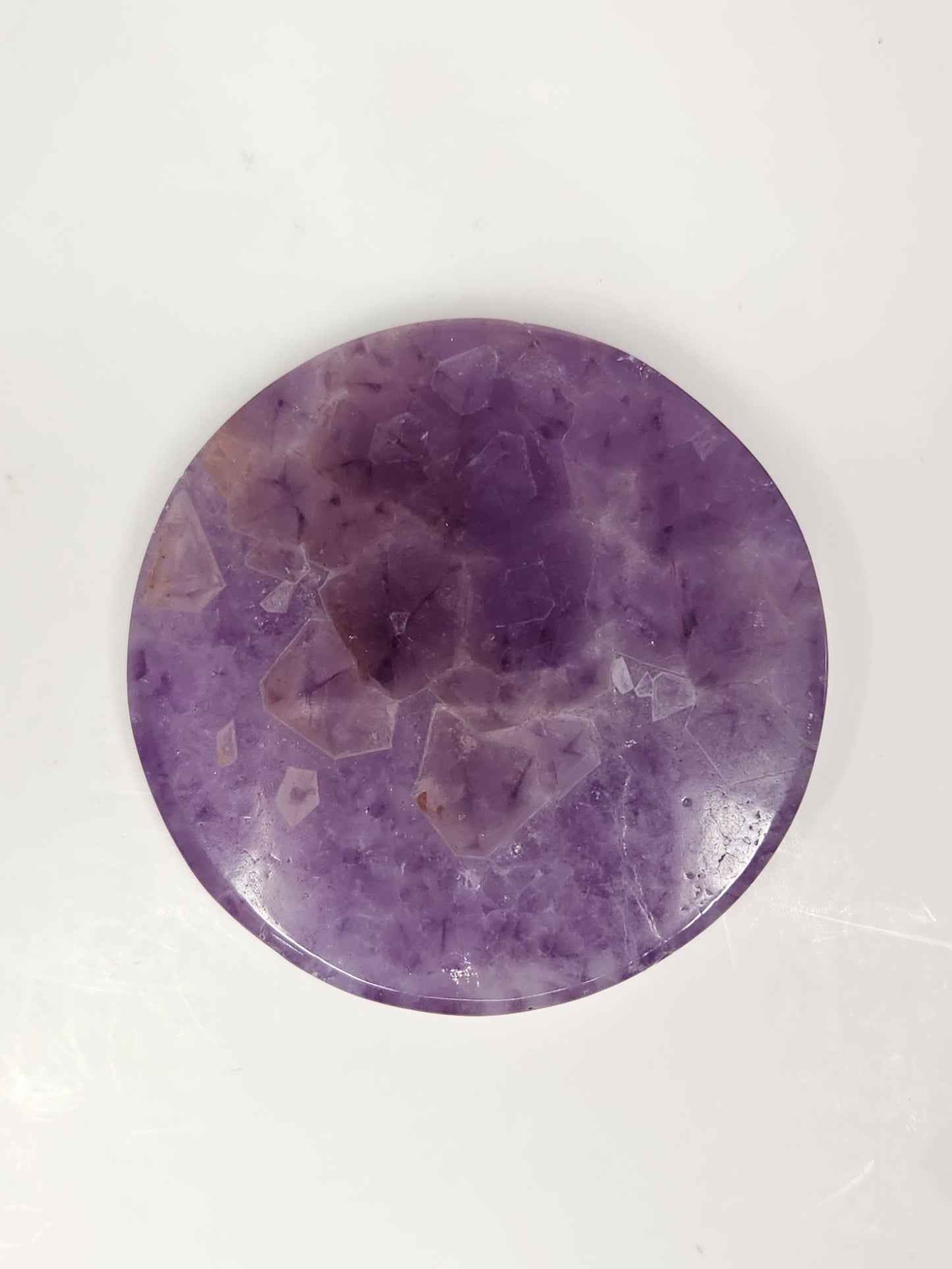 Amethyst Agate Circle Slice