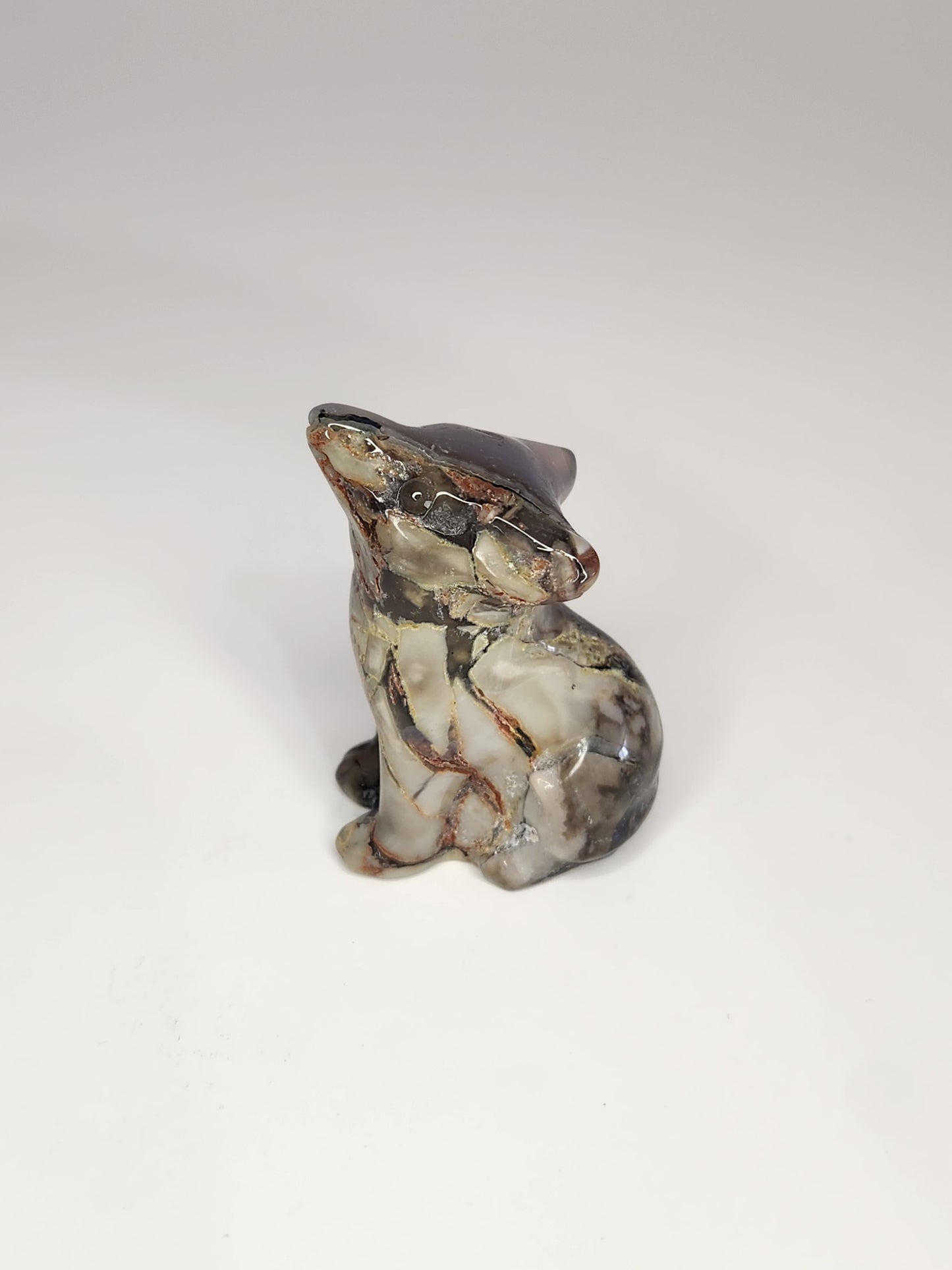 Volcano Agate Wolf