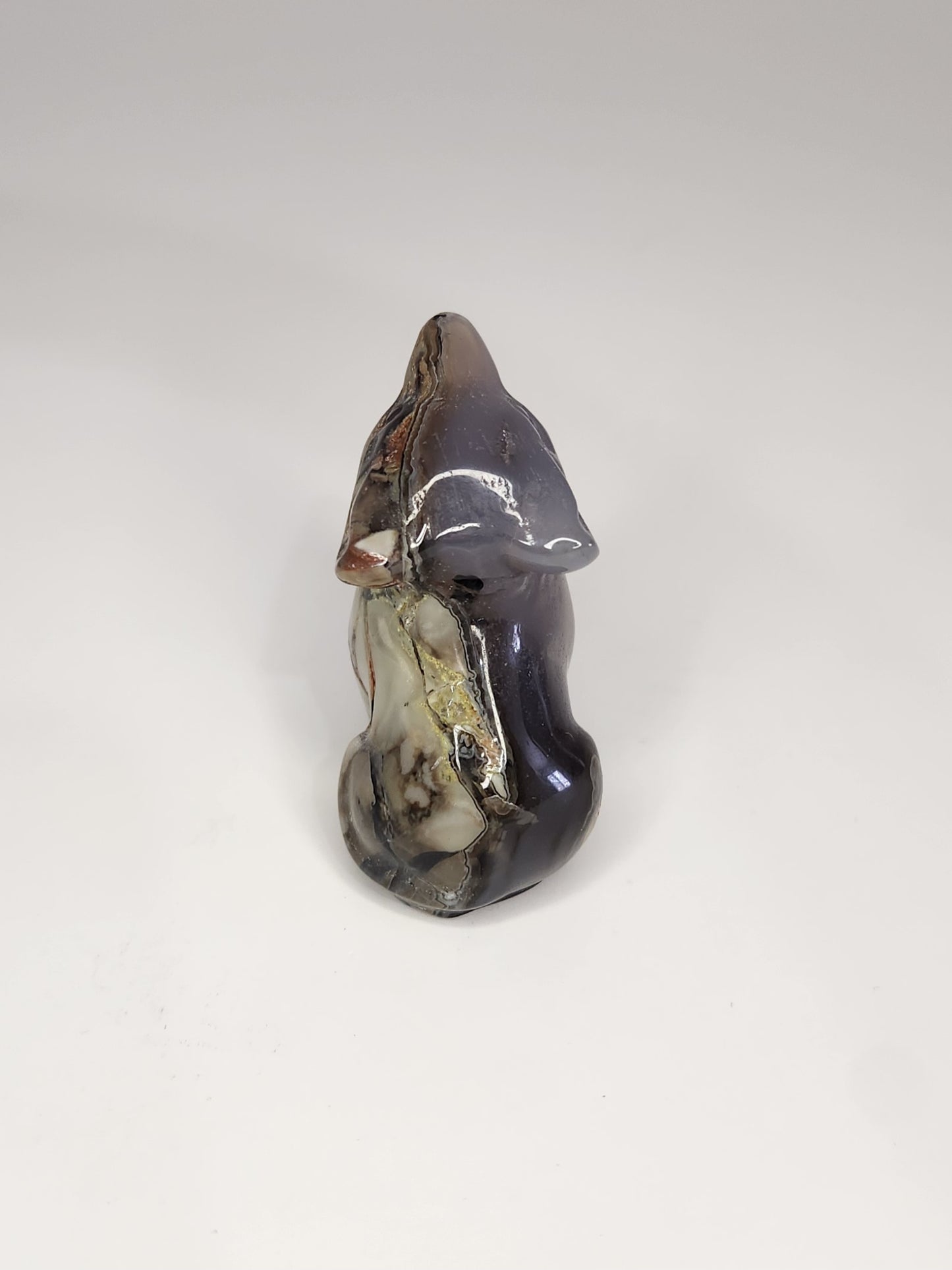 Volcano Agate Wolf