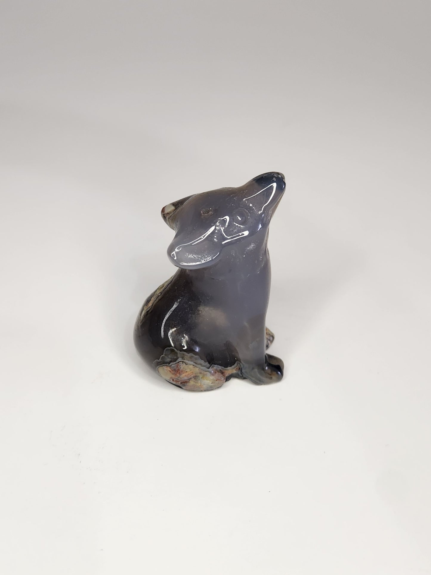 Volcano Agate Wolf