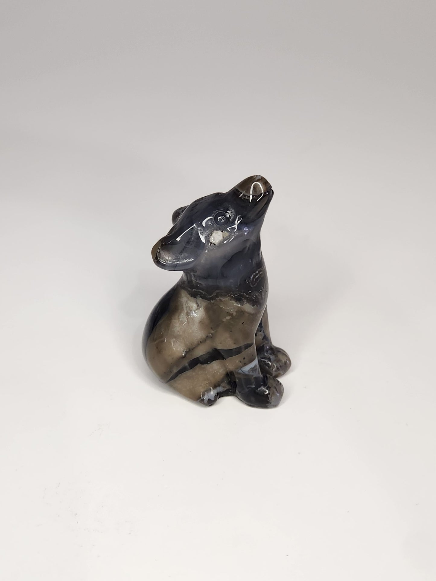 Volcano Agate Wolf