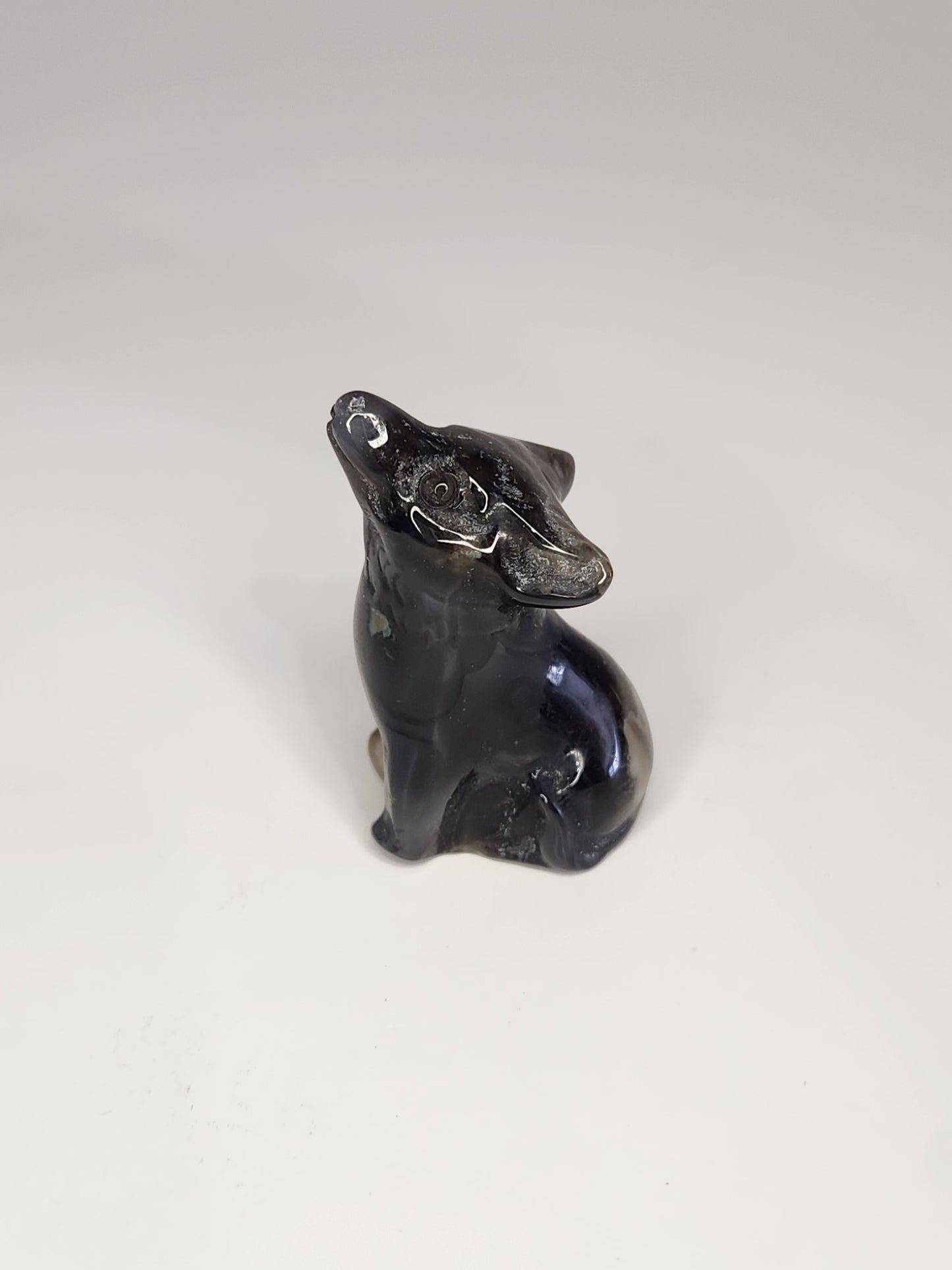 Volcano Agate Wolf