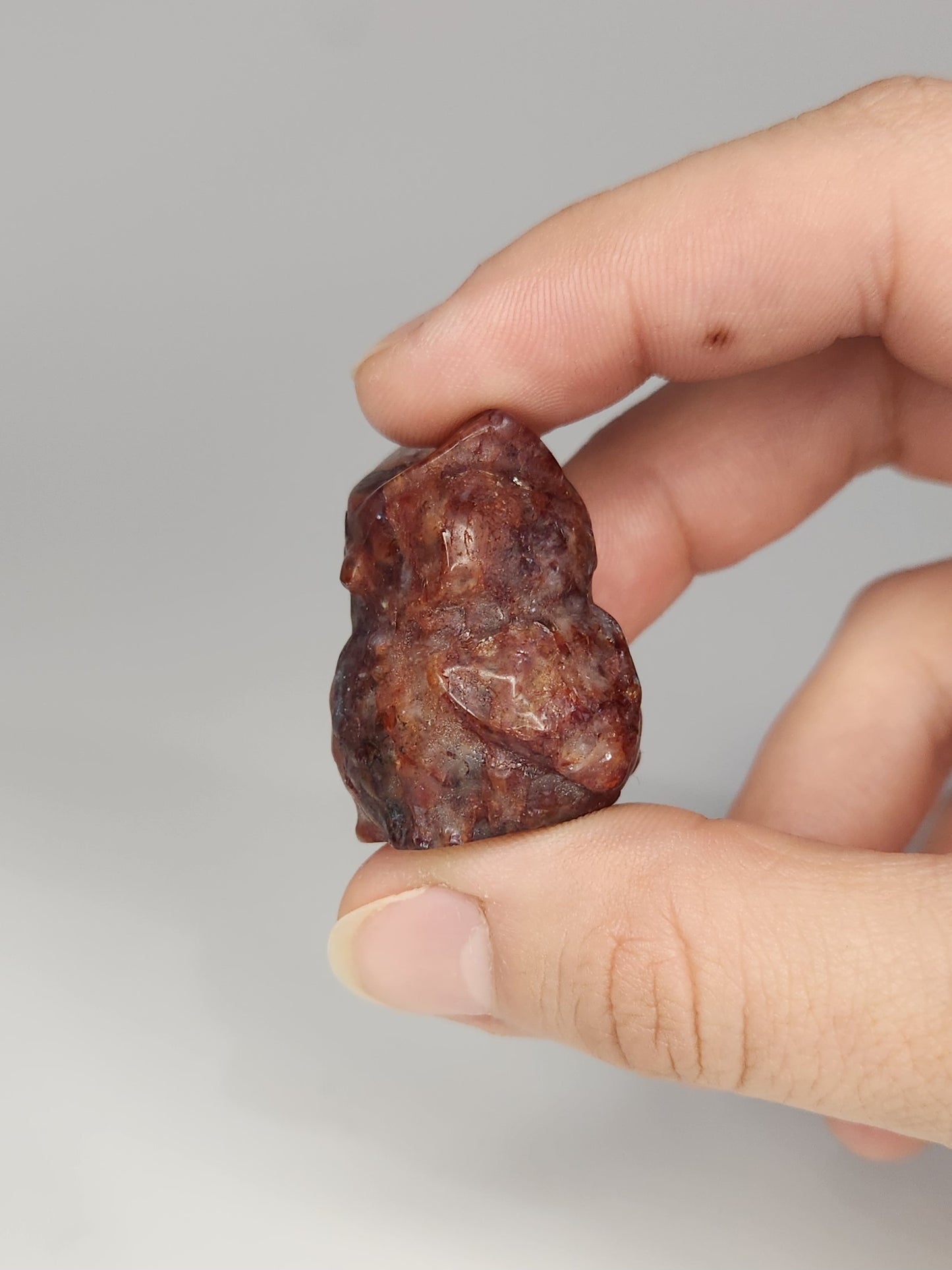 Fire Quartz Owl