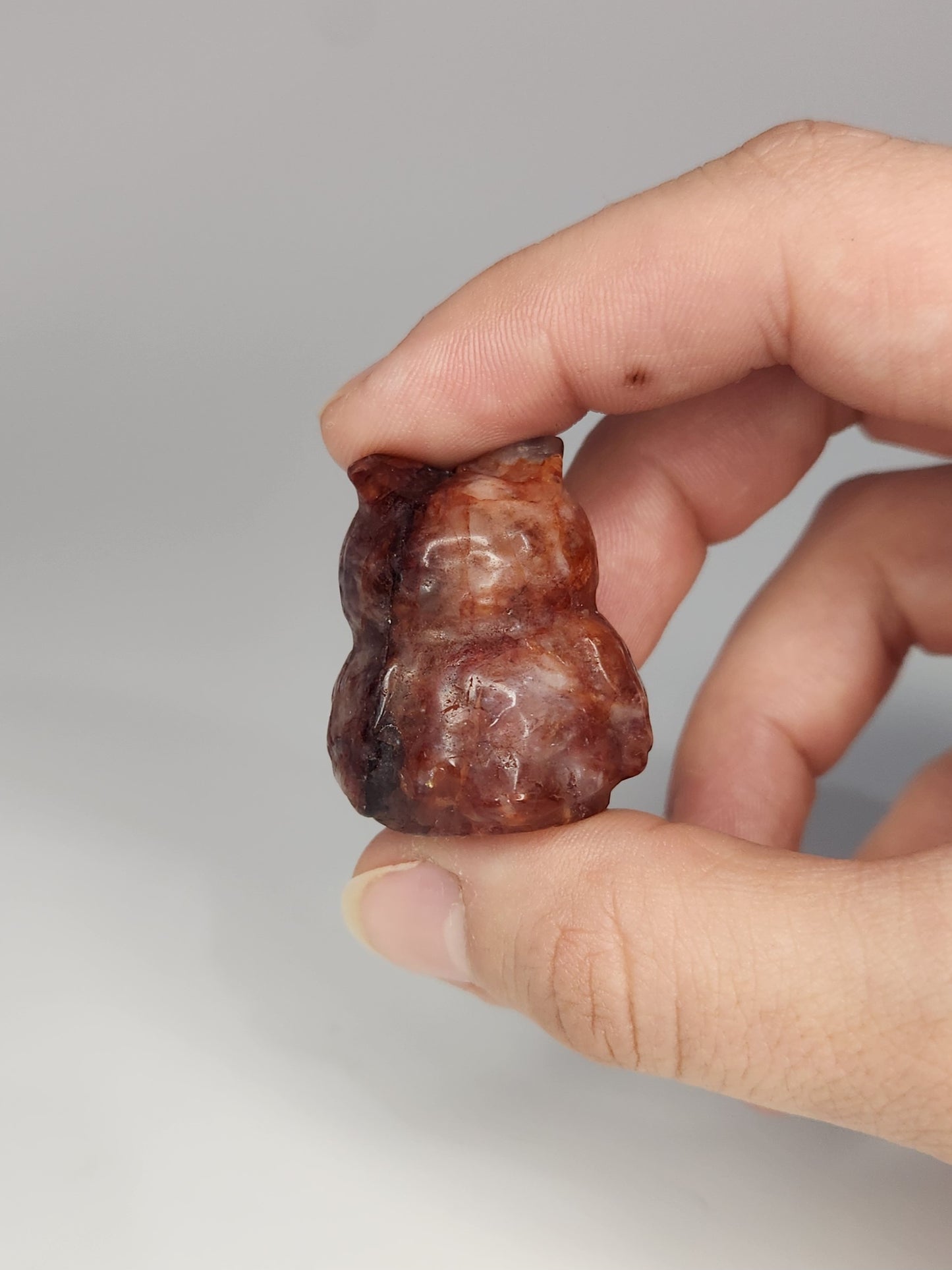Fire Quartz Owl