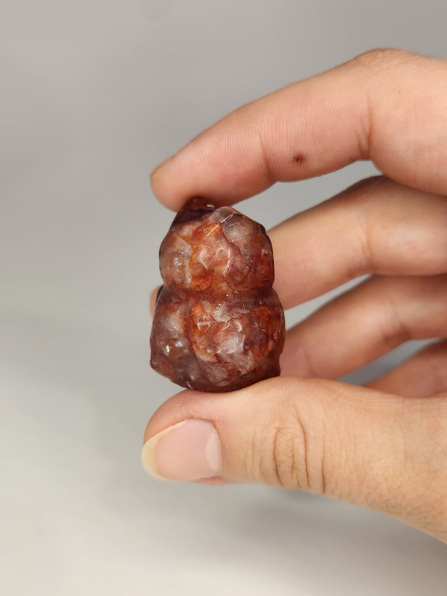 Fire Quartz Owl