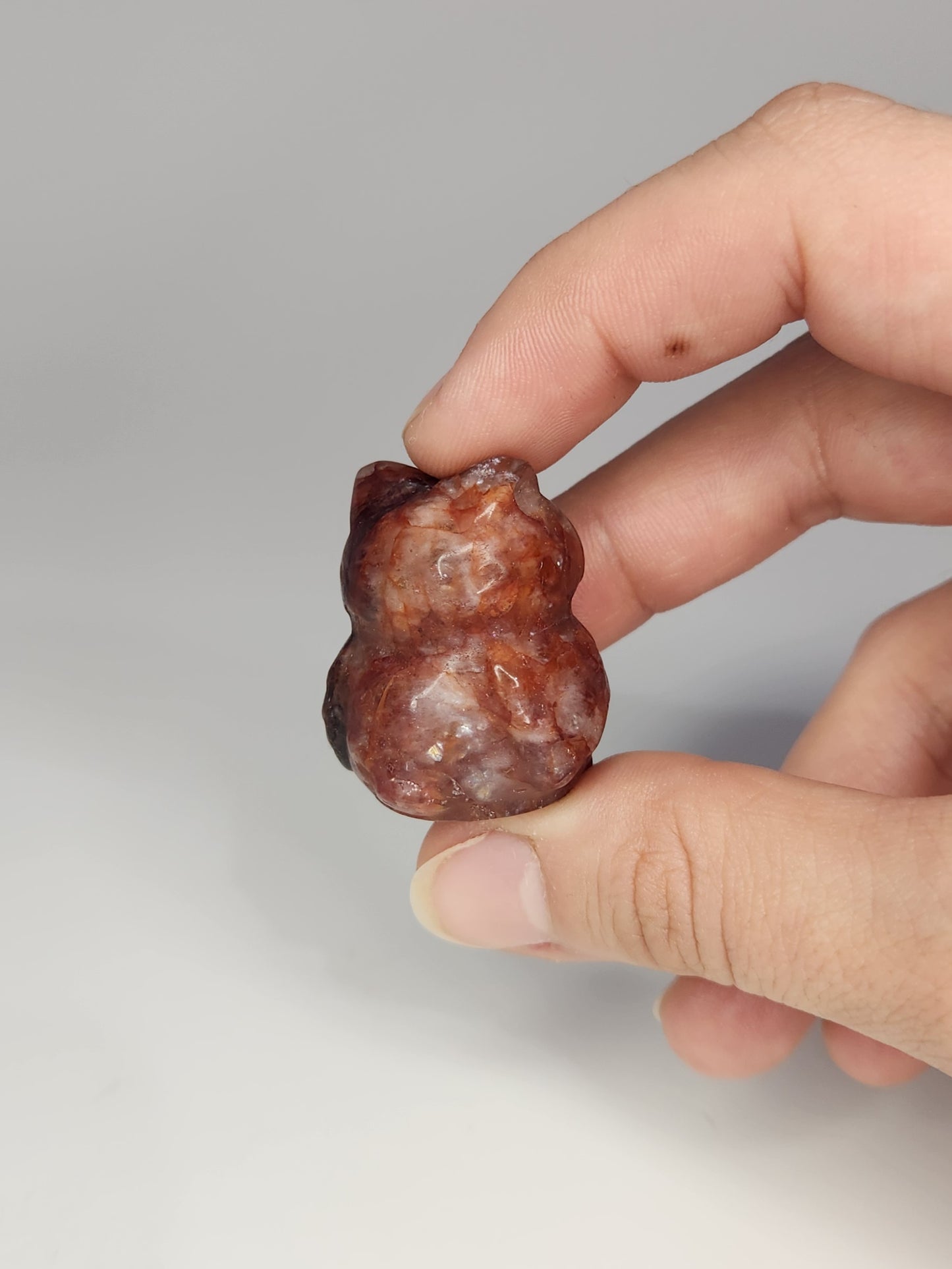 Fire Quartz Owl