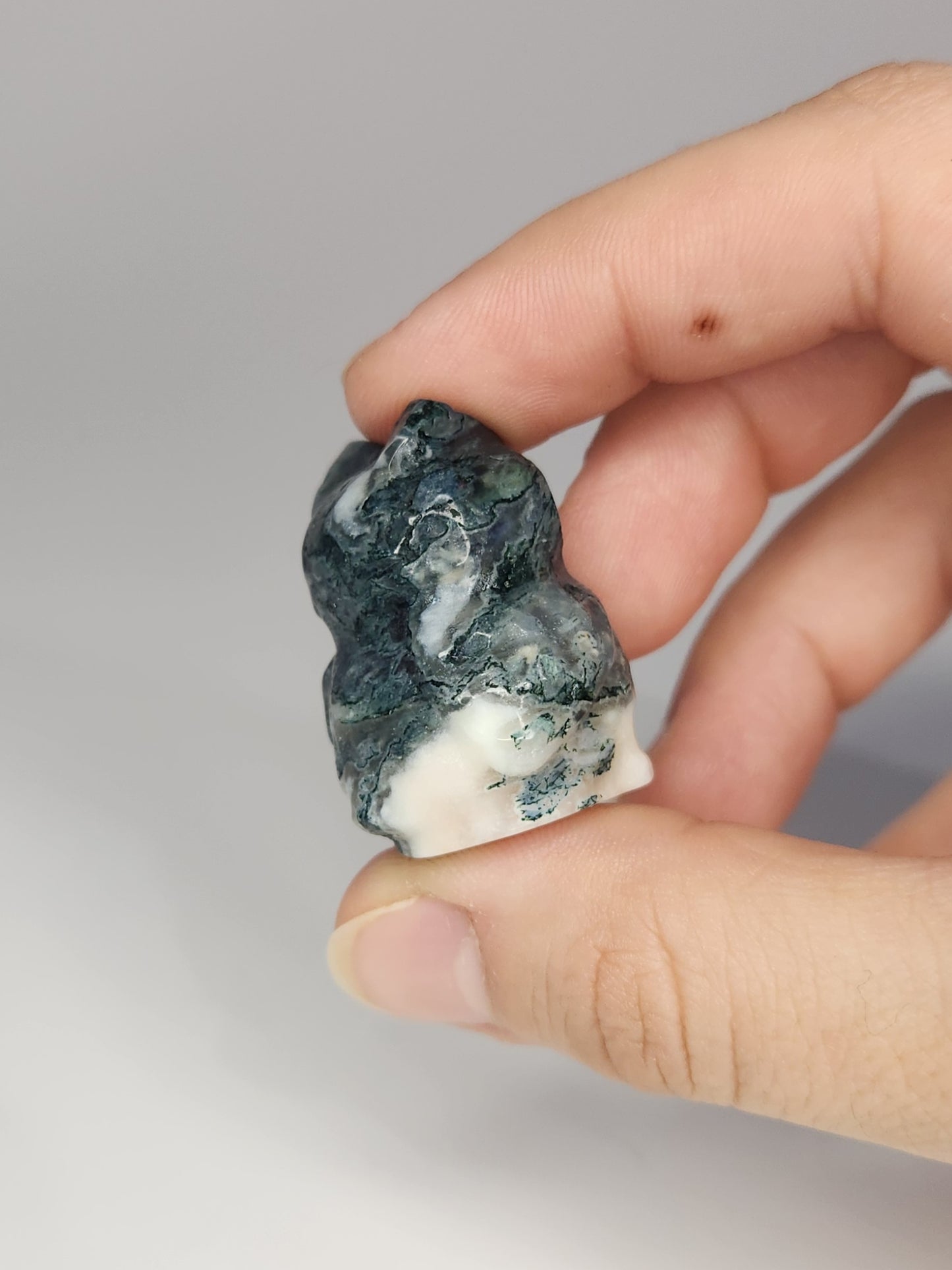 Moss Agate Owl