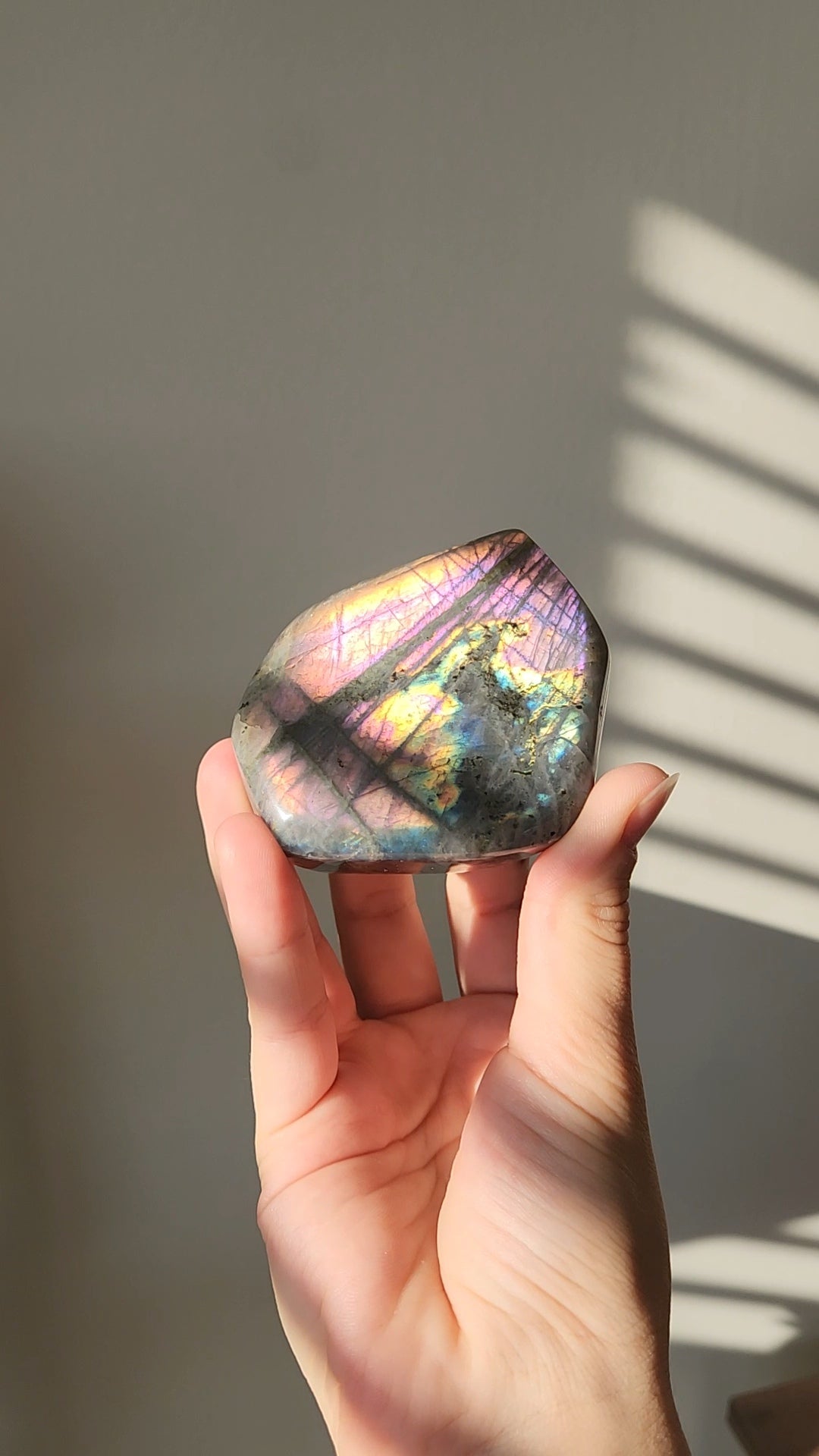 Labradorite Free Form Rainbow Flash