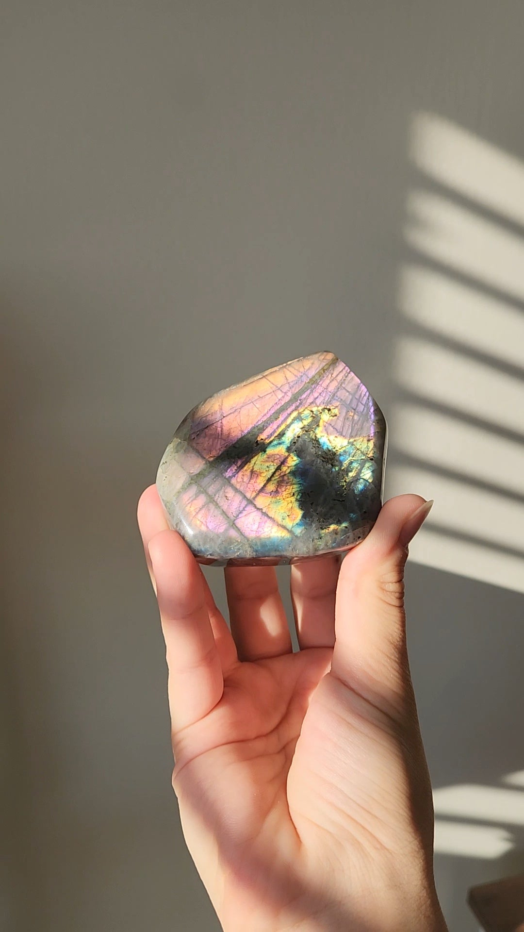 Labradorite Free Form Rainbow Flash