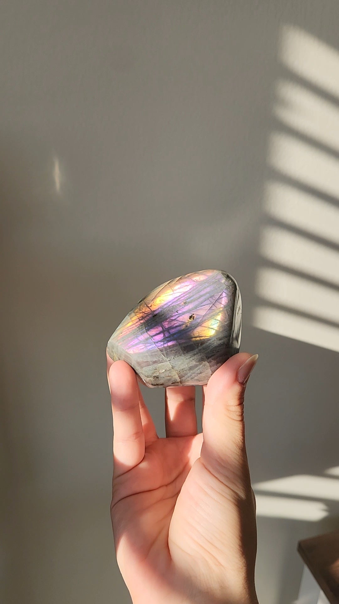 Labradorite Free Form Rainbow Flash