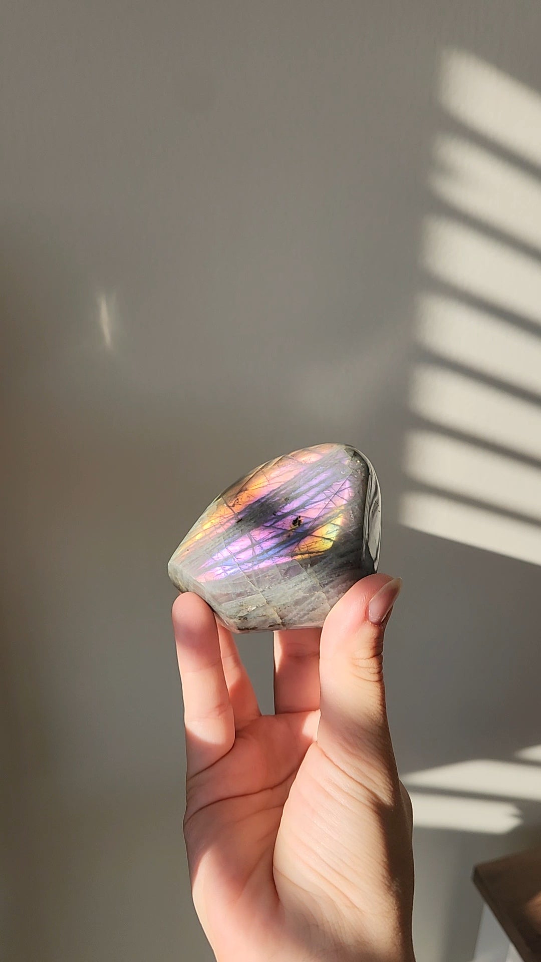 Labradorite Free Form Rainbow Flash
