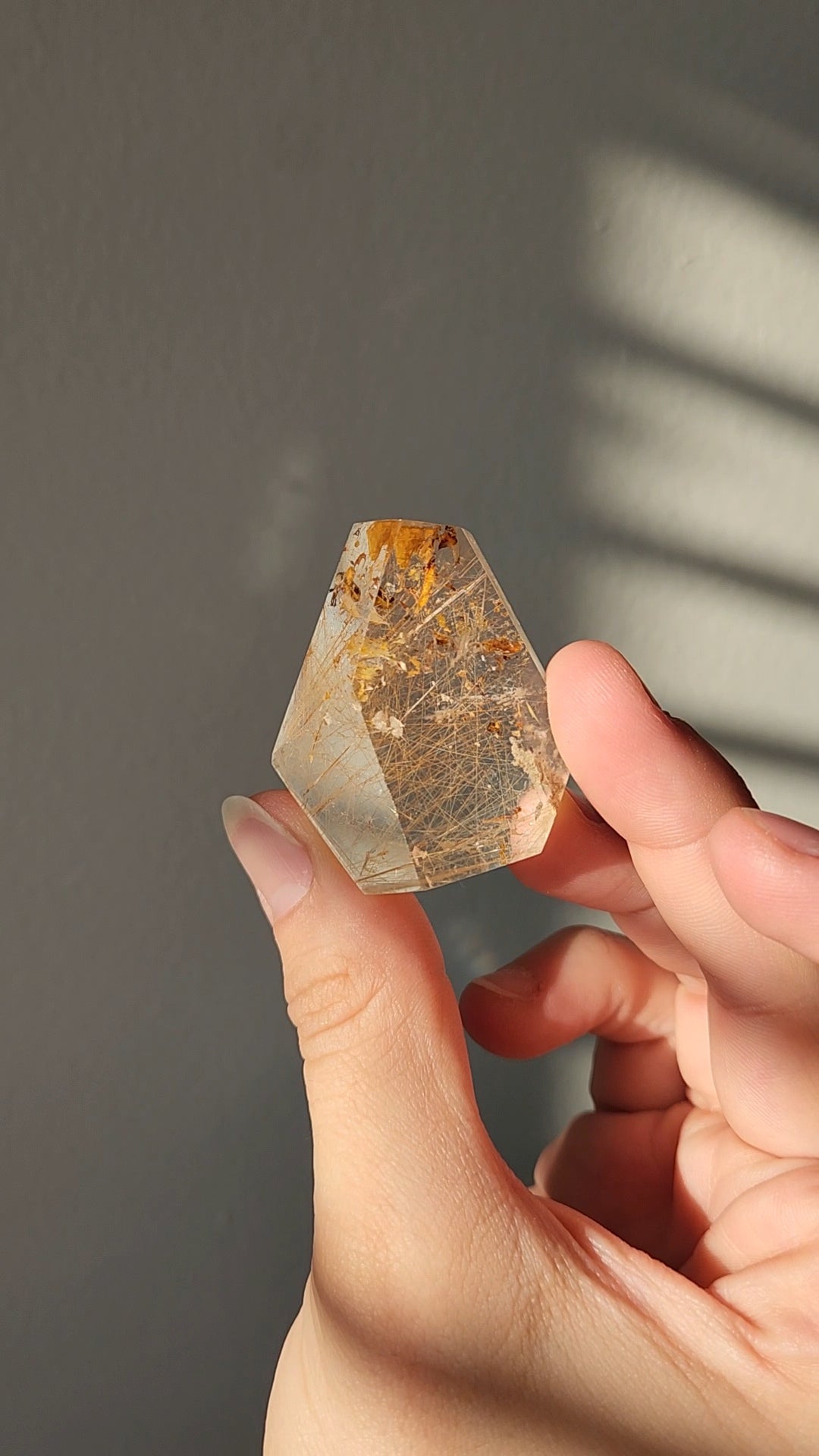 Gold Rutilated Quartz Free Form Small