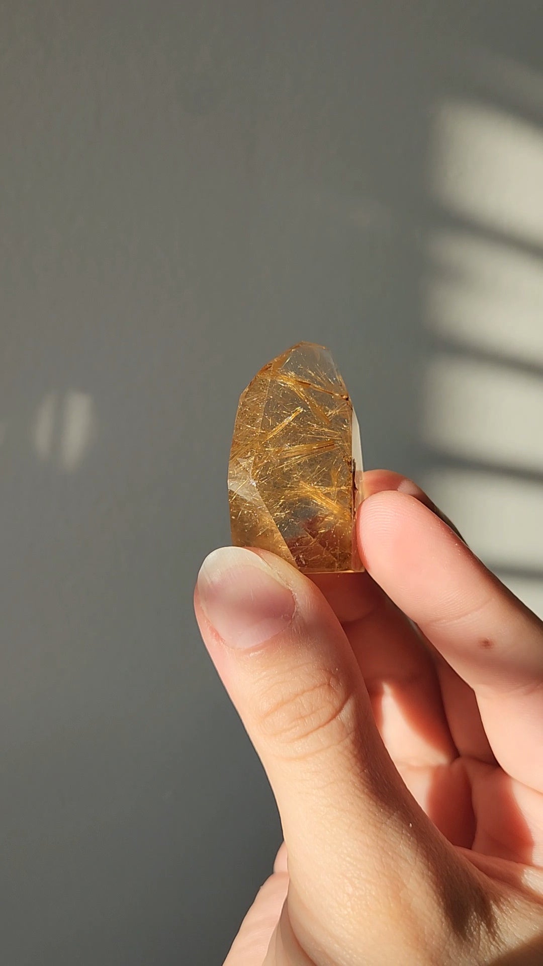 Gold Rutilated Quartz Free Form Small