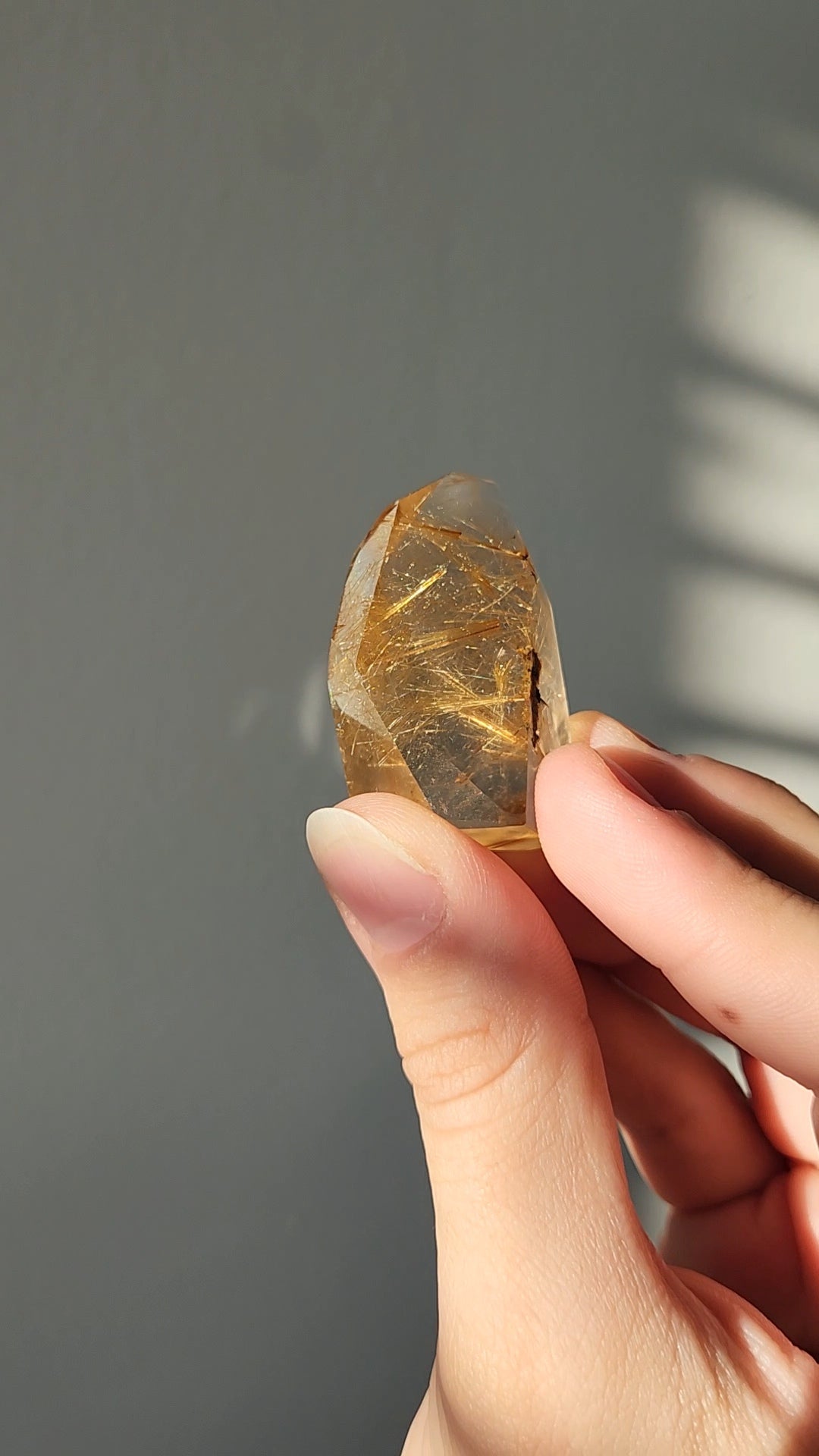 Gold Rutilated Quartz Free Form Small