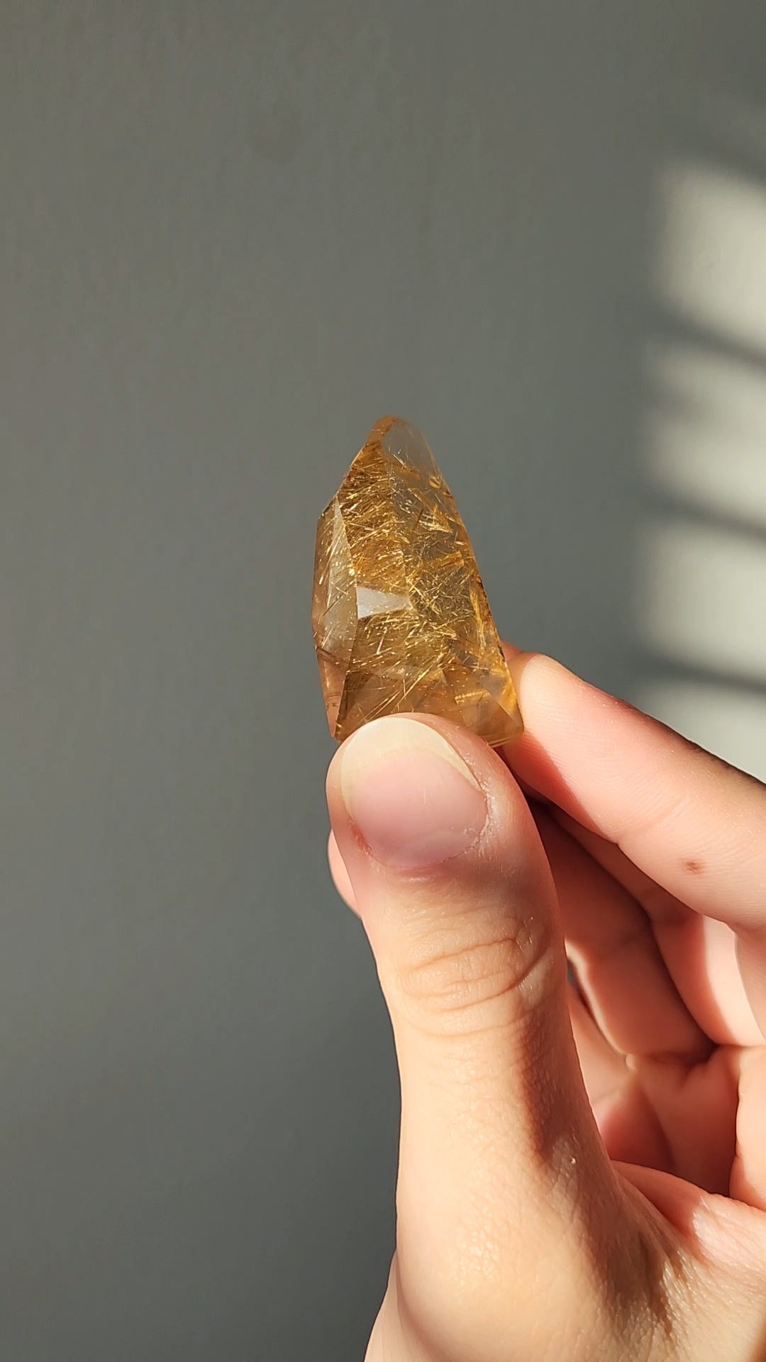 Gold Rutilated Quartz Free Form Small